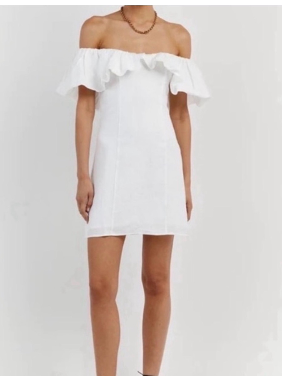 Dissh Linen Isabelle Mini Dress